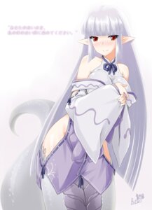 Rating: Safe Score: 0 Tags: apode blush breasts butter-t draconcopode e621 female hair humanoid humanoid_pointy_ears lamia legless long_hair monster_girl_(genre) monster_girl_encyclopedia pointy_ears red_eyes reptile scalie serpentine shirohebi_(mge) simple_background smile snake solo split_form white_hair User: bunchy7s