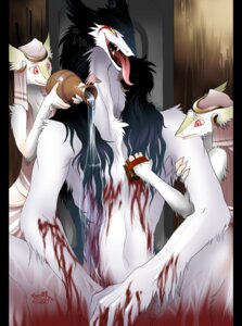 Rating: Questionable Score: 0 Tags: albino anthro bath blood bodily_fluids brush container e621 female group jar mammal mick39 rain_silves red_eyes sergal servant silk teeth tongue water yellow_eyes User: bunchy7s
