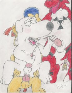 Rating: Explicit Score: 0 Tags: agumon animal_genitalia balls brian_griffin canine corneil corneil_and_bernie digimon digimon_(species) dinosaur domestic_dog family_guy fur furry guilmon knot male male_only penis reptile rule34 scalie tapering_penis zb User: bunchy7s