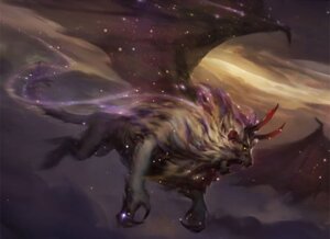 Rating: Safe Score: 0 Tags: ambiguous_gender claws e621 felid feral flying hasbro horn iranian_mythology magic:_the_gathering mammal mane manticore membrane_(anatomy) membranous_wings middle_eastern_mythology min_yum mythology official_art open_mouth pantherine solo spiked_tail spikes spikes_(anatomy) tail teeth wings wizards_of_the_coast yellow_eyes User: bunchy7s