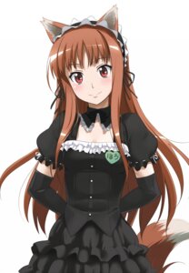 Rating: Safe Score: 0 Tags: alternative_fashion animal_humanoid armwear black_clothing black_topwear blush brown_hair button_(fastener) canid canid_humanoid canine canine_humanoid canis clothed clothed_female clothed_humanoid clothing digital_media_(artwork) dipstick_tail e621 elbow_gloves eyebrows eyelashes female female_humanoid front_view fully_clothed fully_clothed_female fully_clothed_humanoid gloves hair half-length_portrait handwear holo_(spice_and_wolf) humanoid j-fashion kuro_lolita lolita_(fashion) long_hair looking_at_viewer maid_uniform mammal mammal_humanoid markings portrait red_eyes shaded simple_background smile smiling_at_viewer solo spice_and_wolf tail tail_markings topwear unavailable_at_source uniform waiter white_background white_tail_tip wolf wolf_humanoid wolf_tail youkan User: bunchy7s