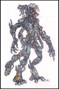 Rating: Safe Score: 0 Tags: 4_arms anthro black_border black_nose black_sclera border cybernetics cyberpunk cyborg digitigrade e621 feet fingers full-length_portrait grey_body grostenmeiers gulonine hair hi_res machine male mammal marten metallic_body multi_arm multi_limb mustelid musteline portrait red_eyes science_fiction simple_background solo standing stoat tail three-quarter_view toes true_musteline voider weasel whiskers white_background white_hair User: bunchy7s