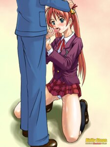 Rating: Explicit Score: 0 Tags: age_difference balls balls_caress bell black_kneehighs black_legwear blazer blue_eyes blush bukkake caressing_balls caressing_testicles censored clothing color cum cum_in_mouth cum_inside dress_shirt facial fellatio female footwear head_grab heterochromia kagurazaka_asuna kneehighs kneeling long_hair maachin maaran mahou_sensei_negima! male mosaic_censoring negi_springfield older_female open_mouth oral orange_hair panchira_sit panties pantyshot pantyshot_(kneeling) pantyshot_(sitting) pantyshot_sitting penis plaid plaid_skirt ribbon rule34 school_uniform shirt shoes sitting skirt socks spread_legs tartan testicles tied_hair twintails underwear white_panties younger_male User: bunchy7s