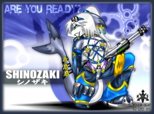 Rating: Questionable Score: 0 Tags: anthro aquatic biped clothed clothing digital_media_(artwork) e621 ear_piercing female fish full-length_portrait gun katsuke kneeling on_one_knee piercing portrait ranged_weapon shark shinozaki skimpy solo tail weapon User: bunchy7s