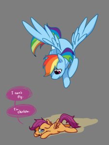 Rating: Safe Score: 0 Tags: 2013 3:4 alpha_channel blue_body blue_feathers blue_fur bodily_fluids crying cutie_mark dialogue duo e621 english_text equid equine feathered_wings feathers female feral flying friendship_is_magic fur hair hasbro lying mammal multicolored_hair my_little_pony mythological_creature mythological_equine mythology norang94 on_front orange_body orange_fur pegasus purple_eyes purple_hair rainbow_dash_(mlp) rainbow_hair sad scootaloo_(mlp) simple_background tears text transparent_background wings User: bunchy7s
