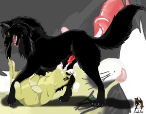Rating: Explicit Score: 0 Tags: animal_genitalia balls black_body black_fur bodily_fluids canid canine canis cum cum_in_mouth cum_inside duo e621 erection felid fellatio female feral feral_on_feral fur genital_fluids genitals interspecies lion male male/female mammal nana_(nucahfox) nucahfox nude oral pantherine penile penis sex sheath sy'ros tongue tongue_out wolf yellow_eyes User: bunchy7s