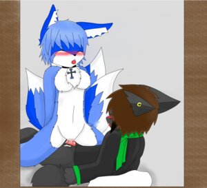 Rating: Explicit Score: 0 Tags: anthro anthro_on_anthro anthro_penetrated anthro_penetrating anthro_penetrating_anthro black_body black_fur blue_body blue_fur blue_hair blush bodily_fluids bottomless breasts canid canine canis clothed clothing collar cowgirl_position cum cum_in_vagina cum_inside duo e621 ear_piercing ejaculation erection eyes_closed felid female female_penetrated fox from_front_position fur genital_fluids genitals hair jewelry knot lying male male/female male_penetrating male_penetrating_female mammal multi_tail necklace nude on_back on_bottom on_top open_mouth penetration penile penile_penetration penis penis_in_vagina piercing religion senz sex straddling tail tuft vaginal vaginal_penetration wolf User: bunchy7s