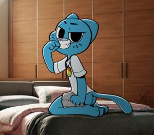 Rating: Questionable Score: 0 Tags: 2011 accessory ajin anthro barefoot bed biped blue_body bottomwear bottomwear_down breasts butt cartoon_network clothed clothing digital_media_(artwork) domestic_cat e621 fangs feet felid feline felis female furniture grey_bottomwear grey_clothing grin kneeling looking_at_viewer mammal mature_anthro mature_female mixed_media narrowed_eyes nicole_watterson photo_background photography_(artwork) pin_accessory pin_button real shirt signature skirt skirt_down small_breasts smile solo teeth the_amazing_world_of_gumball topwear whiskers white_clothing white_topwear User: bunchy7s