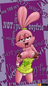 Rating: Questionable Score: 0 Tags: aged_up anthro breasts cartoon_network chowder_(series) e621 female front_view half-closed_eyes hentai_boy_(artist) lagomorph leporid mammal narrowed_eyes nipples open_mouth panini_(chowder) rabbit solo tongue User: bunchy7s