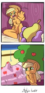 Rating: Explicit Score: 0 Tags: anthro anthrofied apple applejack_(mlp) atryl bloomberg_(mlp) breasts comic digital_media_(artwork) disembodied_hand duo e621 earth_pony equid equine erection fangs female feral food friendship_is_magic fruit genitals hasbro hi_res horse male mammal morning_wood my_little_pony nipples pear penis plant pony teeth vulva User: bunchy7s