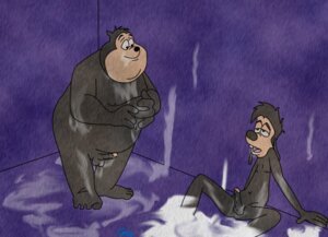 Rating: Explicit Score: 0 Tags: 2boys balls black_nose black_skin chubby cm10 disney erection excessive_cum exhausted goof_troop long_ears looking_at_partner male male_only max_goof mouth_open nude penis penis_size_difference pj purple_background rule34 spread_legs User: bunchy7s