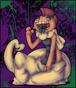 Rating: Safe Score: 0 Tags: 2011 ambiguous_gender anthro batqol black_border border dark digital_media_(artwork) e621 gemwist generation_5_pokemon looking_at_viewer max_(gemwist) nintendo open_mouth orange_body pokemon pokemon_(species) reptile scalie scrafty solo teeth tongue User: bunchy7s