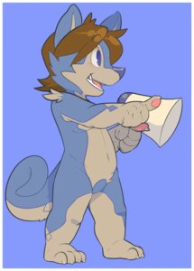 Rating: Safe Score: 0 Tags: anthro biped blue_body blue_eyes blue_fur blue_nose brown_hair canid canine canis e621 feet fur gazpacho hair hi_res male mammal nude solo tail wolf young young_anthro young_male User: bunchy7s
