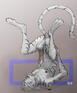 Rating: Explicit Score: 0 Tags: anthro anus autofellatio backsack balls big_penis bodily_fluids cum cum_on_face cum_on_own_face cum_on_self digitigrade e621 erection felid genital_fluids genitals hi_res humanoid_genitalia humanoid_penis leucistic male mammal masturbation nipples oral oral_masturbation pantherine penile penile_masturbation penis raised_tail simple_background solo stripes tail tail_anus tiger upside_down xii_hm User: bunchy7s