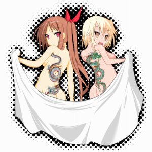 Rating: Explicit Score: 0 Tags: 2girls ass back blonde_hair breasts brown_hair dragon female from_behind hair_ribbon kou_yasaka long_hair looking_back lucky_star multiple_females multiple_girls nude open_mouth pink_eyes purple_eyes ribbon rule34 short_hair sideboob tattoo tied_hair twintails umiato yamato_nagamori yellow_eyes User: bunchy7s