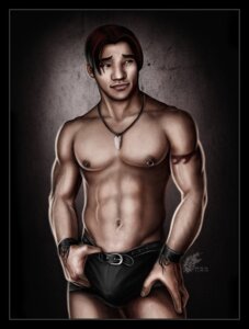 Rating: Questionable Score: 0 Tags: 1boy abs beige_skin belt big_bulge black_belt black_eyes black_underwear bracelet bracelets brown_background bulge clothes david_kawena disney front_view huge_bulge human human_only kawena lilo_and_stitch male male_chest male_focus male_nipples male_only melanin muscles muscular muscular_male necklace nipple_piercing nipples pecs pectorals piercing pose posing rule34 solo standing tattoo tattooed_arm thick_eyebrows topless underwear underwear_only veiny_muscles User: bunchy7s