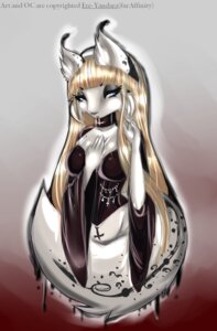 Rating: Safe Score: 0 Tags: alternative_fashion anthro bangs big_breasts blonde_hair blue_eyes blunt_bangs breasts clothing corset cross e621 ere-yandara felid feline female fur goth hair half-length_portrait inverted_cross lingerie lynx mammal nun portrait solo tattoo topwear trad_goth white_body white_fur User: bunchy7s