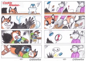 Rating: Safe Score: 0 Tags: angry anthro broken_container canid canine canis chair clothing comic container cookie duo e621 exclamation_point fluffy food fox fur furniture glowfox glowing grey_body grey_fur grin humor jar male mammal orange_body orange_fur pawpads paws sad scared shirt smile table tail topwear wolf User: bunchy7s
