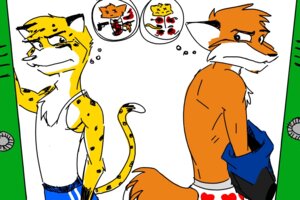 Rating: Safe Score: 0 Tags: 2007 3:2 anthro black_body black_fur canid canine cheetah closet_coon clothed clothing colin_young duma_matambo duo e621 felid feline flat_colors fox frown fur furgonomics locker locker_room looking_at_another looking_back male mammal orange_body orange_fur raised_tail rivalry shirt simple_background smoh2go spots tail tail_clothing tank_top thought_bubble toony topless topwear underwear white_background white_body white_fur yellow_body yellow_fur User: bunchy7s
