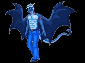 Rating: Safe Score: 0 Tags: abs anthro belt belt_buckle biped black_background blue_body blue_hair blue_scales bottomwear buckle clothed clothing denim denim_bottomwear denim_clothing dragon e621 front_view hair horn jeans male membrane_(anatomy) membranous_wings mythological_creature mythological_scalie mythology nipples pants scales scalie simple_background smile solo spread_wings standing tail tattoo topless unknown_artist wings User: bunchy7s Rating: Safe Score: 0 Tags: abs anthro belt belt_buckle biped black_background blue_body blue_hair blue_scales bottomwear buckle clothed clothing denim denim_bottomwear denim_clothing dragon e621 front_view hair horn jeans male membrane_(anatomy) membranous_wings mythological_creature mythological_scalie mythology nipples pants scales scalie simple_background smile solo spread_wings standing tail tattoo topless unknown_artist wings User: bunchy7s