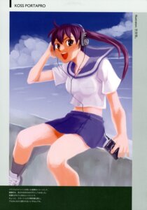 Rating: Explicit Score: 0 Tags: cloudy_sky digital_media_player female headphones highres long_hair midriff miniskirt ocean original ponytail purple_hair rule34 school_uniform sera_kei serafuku skirt solo tied_hair User: bunchy7s