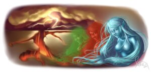 Rating: Safe Score: 0 Tags: 2011 blue_body blue_hair blue_skin breasts cloud cracked_ground deity din e621 electricity empty_eyes farore featureless_breasts female green_body green_hair green_skin group hair humanoid humanoid_pointy_ears lightning long_hair medium_breasts mountain nayru nintendo not_furry omegaro oracle_of_ages oracle_of_seasons pointy_ears red_body red_hair red_skin signature sparkles the_legend_of_zelda trio User: bunchy7s