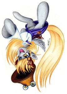 Rating: Safe Score: 0 Tags: 2012 amber_eyes asian_clothing blonde_hair clothing colored_pencil_(artwork) cosplay crossover crossover_cosplay cutie_mark derpy_hooves_(mlp) e621 east_asian_clothing equid equine feathered_wings feathers female feral friendship_is_magic fur grey_body grey_feathers grey_fur hair hasbro hi_res japanese_clothing lavosvsbahamut mammal my_little_pony mythological_creature mythological_equine mythology pegasus signature simple_background solo suwako_moriya tail touhou traditional_media_(artwork) upside_down white_background wings User: bunchy7s