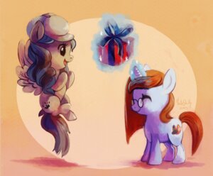 Rating: Safe Score: 0 Tags: 2013 blue_hair brown_hair clothing cuteskitty duo e621 equid equine eyewear fan_character feathered_wings feathers female glasses hair hasbro hat headgear headwear hi_res horn long_hair mammal my_little_pony mythological_creature mythological_equine mythology pegasus smile unicorn wings User: bunchy7s