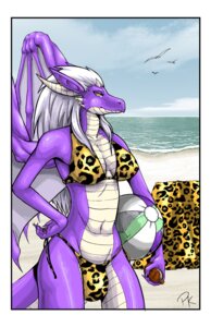 Rating: Questionable Score: 0 Tags: 2010 animal_print ball beach beach_ball bikini border breasts bulge clothed clothing detailed_background digital_media_(artwork) dragon e621 ear_piercing gynomorph hair hi_res holding_ball holding_object horn inflatable intersex leopard_print leopard_print_swimwear leopard_print_thong long_hair looking_at_viewer majora membrane_(anatomy) membranous_wings mythological_creature mythological_scalie mythology navel non-mammal_breasts outside piercing pool_toy potatokid purple_body sand scalie sea seaside side-tie_bikini skimpy sky solo string_bikini swimwear tail tight_clothing two-piece_swimsuit undressing water white_body white_border white_hair wings yellow_eyes User: bunchy7s