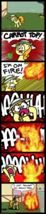 Rating: Safe Score: 0 Tags: absurd_res carrot_top_(mlp) clothing comic cutie_mark derpy_hooves_(mlp) dialogue duo e621 earth_pony english_text equid equine feathered_wings feathers female feral fire flying friendship_is_magic grey_body grey_feathers hasbro hat headgear headwear hi_res horse long_image mammal my_little_pony mythological_creature mythological_equine mythology outside pegasus pony quadruped screaming tail tall_image text url wings zicygomar User: bunchy7s