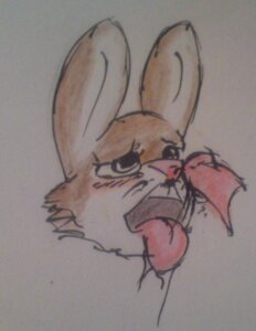 Rating: Explicit Score: 0 Tags: ambiguous_gender anthro disembodied_penis duo e621 ears_up erection genitals lagomorph leporid low_res male mammal open_mouth penis pink_nose rabbit rimmer ron_(rimmer) tongue tongue_out User: bunchy7s