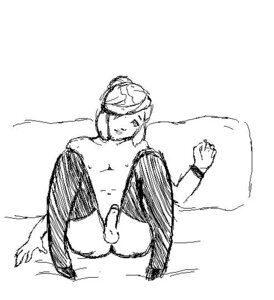 Rating: Explicit Score: 0 Tags: 1boy androgynous anus balls crossdressing crossdressing_male exposed femboy flat_chested girly lipstick lying male male_only monochrome nude penis presenting rule34 scrotum short_hair solo testicles thigh_highs thighhighs trap User: bunchy7s