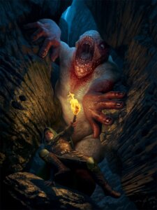Rating: Safe Score: 0 Tags: 4_fingers armor cave danger duo e621 fingers fire human humanoid liam_peters male mammal monster not_furry torch User: bunchy7s
