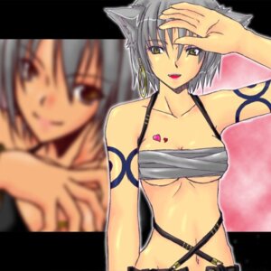 Rating: Explicit Score: 0 Tags: .hack// .hack//tasogare_no_udewa_densetsu 1girls animal_ear breasts dog_ear earrings female hack hoop_earrings jewelry ouka_(.hack) ouka_(.hack//) rule34 sarashi smile solo tattoo underboob wolf_ear zoom_layer User: bunchy7s
