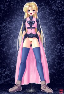 Rating: Explicit Score: 0 Tags: blonde_hair blue_eyes blue_legwear blue_thighhighs blush bow chelsea_rorec female hanazuka_ryouji long_hair no_panties open_mouth peeing pubic_hair pussy rule34 saliva skirt skirt_lift solo thighhighs tokyo_underground turtleneck uncensored very_long_hair vest User: bunchy7s