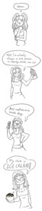 Rating: Safe Score: 0 Tags: ailurid anthro clothed clothing comic cookie dessert digital_media_(artwork) e621 english_text female feretta feretta_(character) food hi_res ice_cream long_image mammal milk monochrome red_panda simple_background smile tall_image text tumblr white_background User: bunchy7s