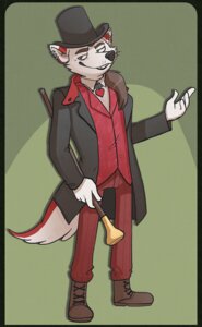 Rating: Safe Score: 0 Tags: anthro black_lips blue_eyes boots brown_hair cane clothed clothing coat collar e621 ear_piercing footwear fully_clothed fur hair hat headgear headwear heart_symbol industrial_piercing lips male mammal piercing ponytail red_body red_fur ricket shoes smile smirk solo tamako_cyklow top_hat topwear vest white_body white_fur User: bunchy7s Rating: Safe Score: 0 Tags: anthro black_lips blue_eyes boots brown_hair cane clothed clothing coat collar e621 ear_piercing footwear fully_clothed fur hair hat headgear headwear heart_symbol industrial_piercing lips male mammal piercing ponytail red_body red_fur ricket shoes smile smirk solo tamako_cyklow top_hat topwear vest white_body white_fur User: bunchy7s