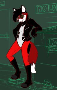 Rating: Safe Score: 0 Tags: 2011 anthro aviator_glasses black_hair black_nose boots canid canine clothed clothing digital_media_(artwork) dumpster e621 english_text eyewear female footwear fox frankieancelotti fully_clothed fur glasses green_background hair kiyone mammal red_body red_fur shoes simple_background smile solo spandex standing text tight_clothing User: bunchy7s