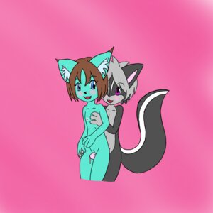 Rating: Explicit Score: 0 Tags: 1:1 anthro anthro_on_anthro blue_eyes blush bodily_fluids brown_hair cum domestic_cat duo e621 erection felid feline felis female flat_chested genital_fluids genitals hair hybrid loli lynx male male/female mammal mephitid nipples nude penis pink_background pussyjob rubbing scotty_kat sex shade1111 short_hair simple_background skunk standing tail thigh_sex trix_the_cat vivi_(malis) vulva young young_anthro young_female young_male User: bunchy7s
