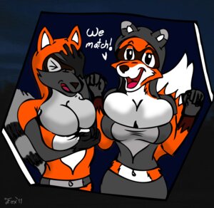 Rating: Questionable Score: 0 Tags: anthro big_breasts breasts canid canine clothed clothing digital_media_(artwork) dipstick_tail duo e621 female fox foxmaster5 front_view gem growth half-length_portrait huge_breasts hyper looking_at_viewer mammal markings portrait procyonid raccoon skimpy tail tail_markings tight_clothing User: bunchy7s Rating: Questionable Score: 0 Tags: anthro big_breasts breasts canid canine clothed clothing digital_media_(artwork) dipstick_tail duo e621 female fox foxmaster5 front_view gem growth half-length_portrait huge_breasts hyper looking_at_viewer mammal markings portrait procyonid raccoon skimpy tail tail_markings tight_clothing User: bunchy7s
