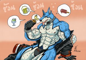 Rating: Questionable Score: 0 Tags: 2007 abs alien anthro armwear biceps big_muscles biped black_armwear black_clothing black_swimwear black_topwear blue_body blue_hair blue_skin bodily_fluids bulge canid canine canis chest_tuft clothed clothing collar doggie_kruger domestic_dog e621 fur gloves hair hand_fan handwear male mammal muscular muscular_anthro muscular_male nipples pecs power_rangers pubes red_eyes sitting solo speedo sweat swimwear tongue tongue_out topless topwear tuft uchiwa_fan vein white_body white_skin wolftor User: bunchy7s