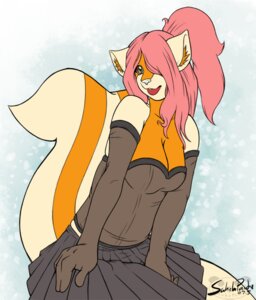 Rating: Questionable Score: 0 Tags: anthro bottomwear breasts brown_eyes clothed clothing corset e621 female fur gloves hair handwear lingerie lips mammal mephitid pink_hair skirt skunk solo sukebepanda tail topwear User: bunchy7s Rating: Questionable Score: 0 Tags: anthro bottomwear breasts brown_eyes clothed clothing corset e621 female fur gloves hair handwear lingerie lips mammal mephitid pink_hair skirt skunk solo sukebepanda tail topwear User: bunchy7s
