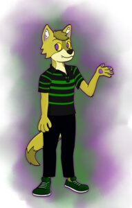 Rating: Safe Score: 0 Tags: 4_fingers anthro biped bottomwear brown_hair canid canine canis claws clothed clothing collared_shirt coyote dipstick_tail e621 fingers footwear fully_clothed fur hair inner_ear_fluff looking_at_viewer male mammal markings multicolored_tail pants polo_shirt purple_eyes shirt shoes short_hair smile solo standing tail tail_markings topwear tuft unknown_artist yellow_body yellow_fur yellow_sclera User: bunchy7s Rating: Safe Score: 0 Tags: 4_fingers anthro biped bottomwear brown_hair canid canine canis claws clothed clothing collared_shirt coyote dipstick_tail e621 fingers footwear fully_clothed fur hair inner_ear_fluff looking_at_viewer male mammal markings multicolored_tail pants polo_shirt purple_eyes shirt shoes short_hair smile solo standing tail tail_markings topwear tuft unknown_artist yellow_body yellow_fur yellow_sclera User: bunchy7s