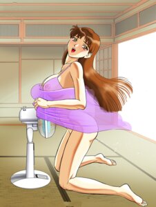 Rating: Questionable Score: 0 Tags: babydoll breasts brown_hair erect_nipples female highres nipples original rule34 see-through sheer ventilator User: bunchy7s