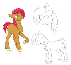 Rating: Safe Score: 0 Tags: 2012 babs_seed_(mlp) cartoonlion e621 earth_pony equid equine female feral freckles friendship_is_magic green_eyes hair hasbro horse mammal multicolored_hair my_little_pony pink_hair pony quadruped simple_background sketch solo standing tail two_tone_hair white_background young young_feral User: bunchy7s