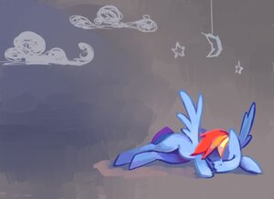 Rating: Safe Score: 0 Tags: 2012 blue_body blue_feathers blue_fur cloud e621 equid equine eyes_closed feathered_wings feathers female feral friendship_is_magic fur grey_background hair hasbro hi_res holivi lying mammal moon multicolored_hair my_little_pony mythological_creature mythological_equine mythology on_side pegasus rainbow_dash_(mlp) rainbow_hair simple_background sleeping solo star wings User: bunchy7s
