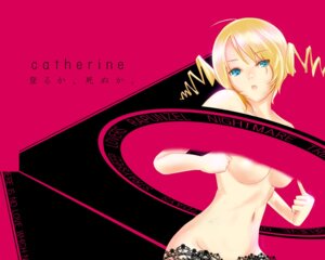 Rating: Questionable Score: 0 Tags: aigle_(pixiv37880) blonde_hair blue_eyes catherine catherine_(game) demon drill_hair female highres long_hair midriff open_mouth pointy_chin rule34 shirtless solo succubus thighhighs tied_hair topless twin_drills twintails User: bunchy7s