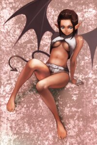 Rating: Explicit Score: 0 Tags: barefoot bat_wings blue_eyes breasts brown_hair dark_skin demon demon_girl demon_tail devil_summoner feet female izumi_(pixiv10995) izumi_(walnov) lilim_(megami_tensei) megami_tensei midriff pointy_ears red_hair rule34 shin_megami_tensei short_hair sitting succubus tail underboob wings User: bunchy7s