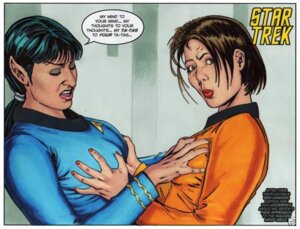 Rating: Questionable Score: 0 Tags: 2girls adam_walters alien breast_grab breasts dialogue english_text female female_only gender_transformation genderswap genderswap_(mtf) human humanoid humor interspecies interspecies_yuri james_t._kirk light-skinned_female light_skin multiple_females multiple_girls pointy_ears rule34 rule_63 speech_bubble spock star_trek star_trek_the_original_series starfleet_insignia starfleet_uniform tebra text transformation vulcan_(species) yuri User: bunchy7s