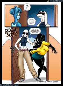 Rating: Explicit Score: 0 Tags: anthro canid canine canis clothed clothing clubstripes comic dialogue digital_media_(artwork) domestic_dog e621 english_text equid equine female fox fur group horse jilo male mammal marina_mare text url User: bunchy7s